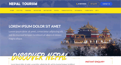 Desktop Screenshot of nepaltourism.org