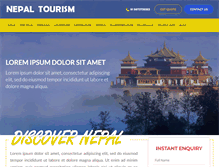 Tablet Screenshot of nepaltourism.org